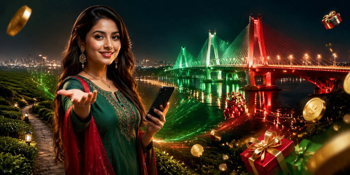 বরিশালে মোবাইলে পেমেন্ট করছেন ভিআইপি সদস্য লাল-সবুজ থিমে